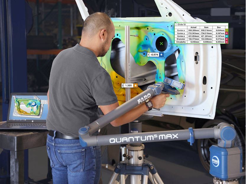 เครื่องมือวัด 3 มิติ Laser ScanArms Quantum Max FaroArm