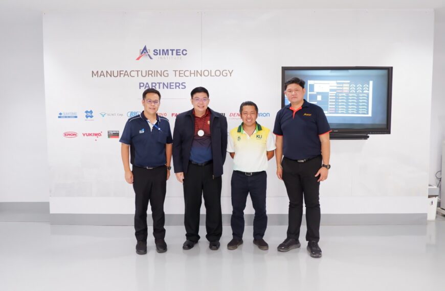 SIMTEC ต้อนรับผู้ช่วยคณบดี มหาวิทยาลัยเกษตรศาสตร์ บางเขน พร้อมด้วยคณะอาจารย์