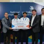 สุมิพล และ มิตูโตโย ร่วมมอบรางวัลชนะเลิศการแข่งขันฝีมือแรงงานแห่งชาติ ครั้งที่ 29