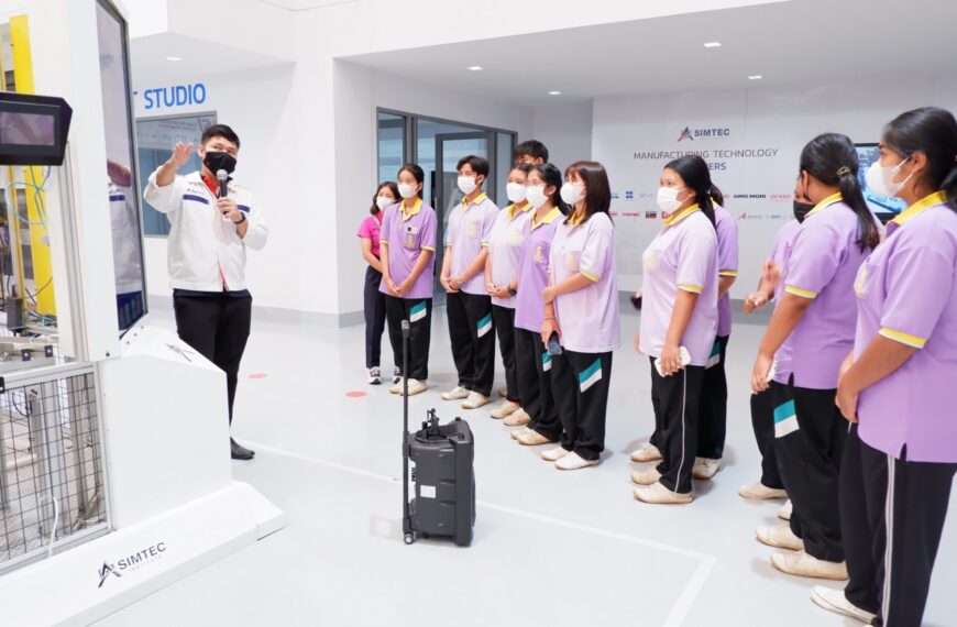 SIMTEC ต้อนรับคณะครูและนักเรียน โรงเรียนจิตรลดาวิชาชีพ สถาบันเทคโนโลยีจิตรลดา