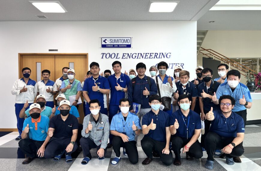 สุมิพล ร่วมกับ ซูมิโตโม จัดฝึกอบรมหลักสูตร “Fundamental of Cutting Tool Technique”