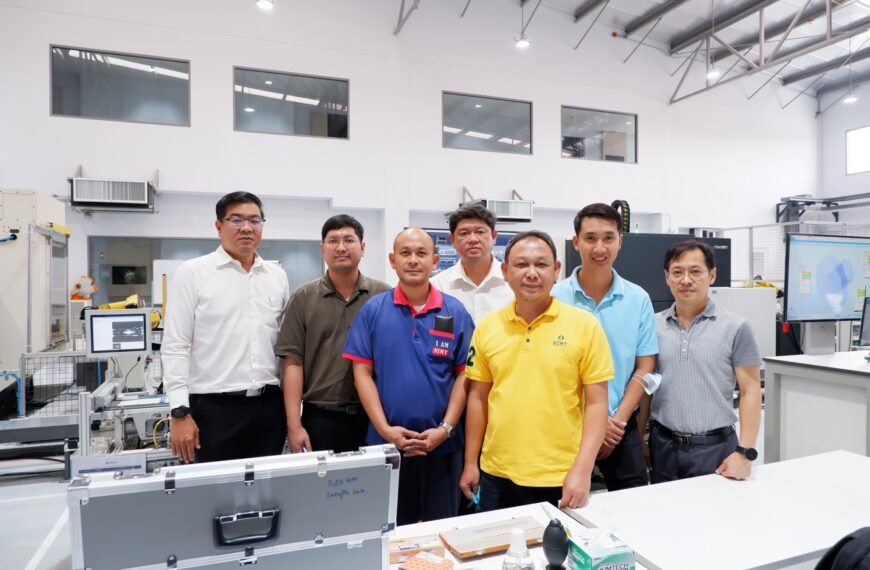 SIMTEC ร่วมทดสอบการทำงานและการวัดของระบบวิชั่น เซนเซอร์