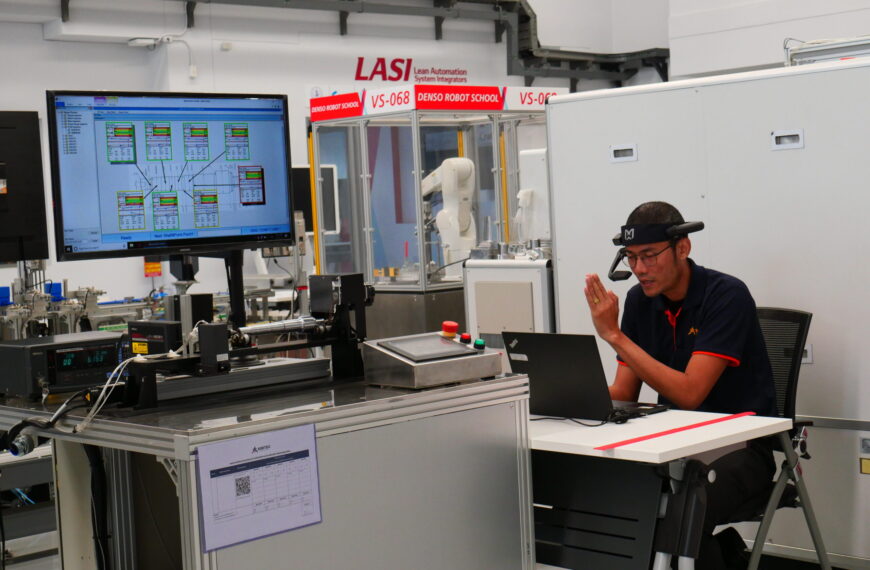 ครั้งแรก! ออนไลน์ผ่านแว่นตาอัจฉริยะ Realwear  ในหลักสูตร “ Digital and Automation Measurement” โดยคว…